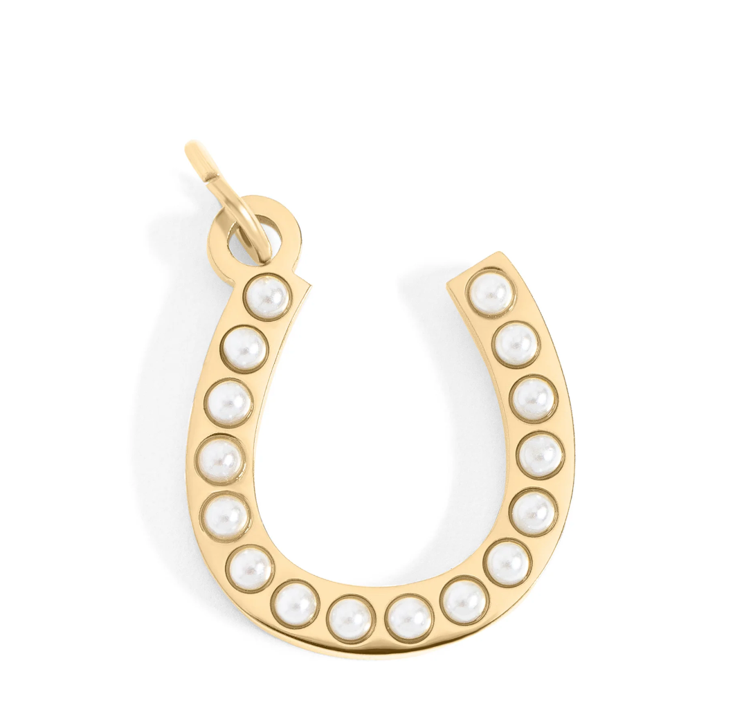 The Lucky Pearl Horseshoe Charm