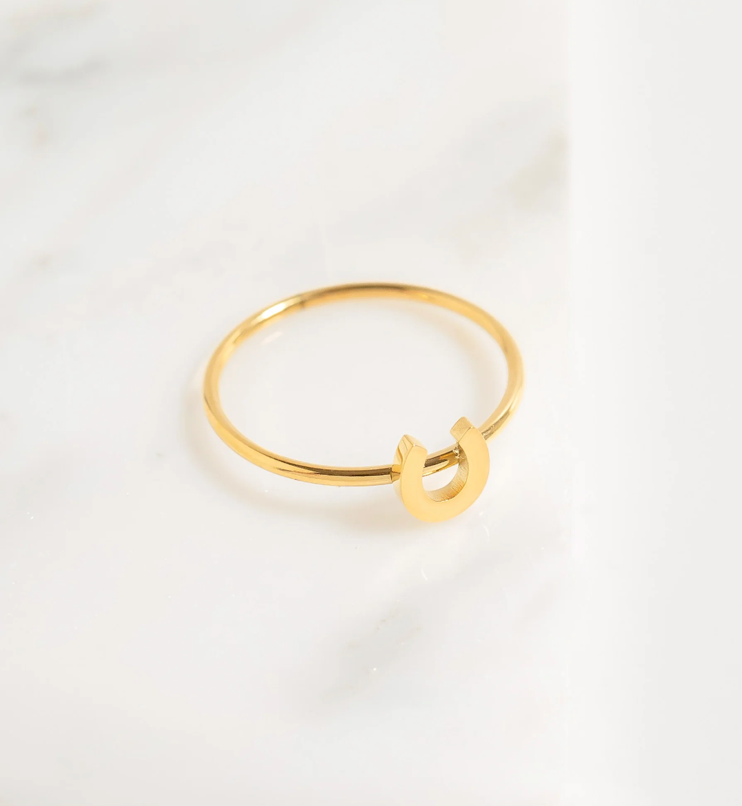 The Good Fortune Horseshoe Ring