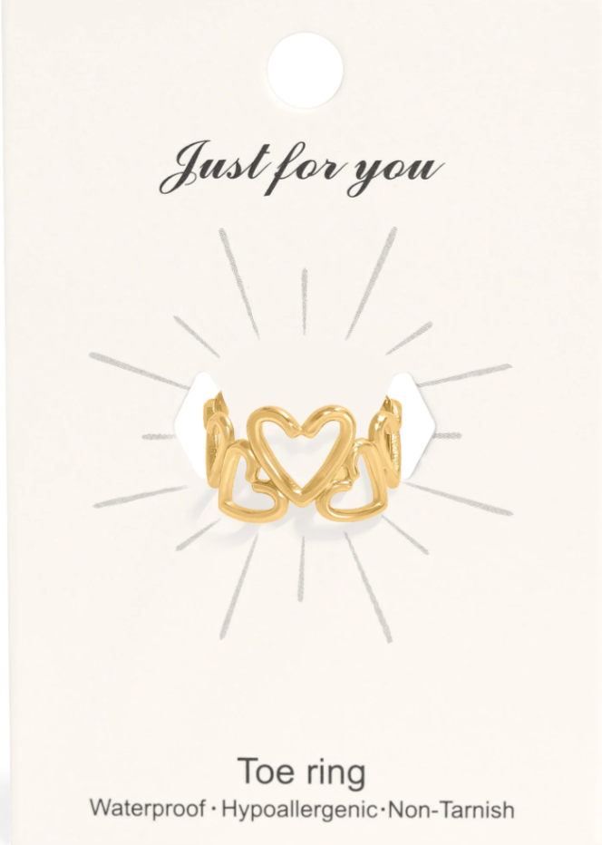 Heart to Heart Toe Ring